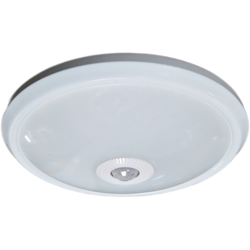Plafoniera Led cu senzor de miscare reglabil Ø270, 12W=75W, 6400K, lumina rece