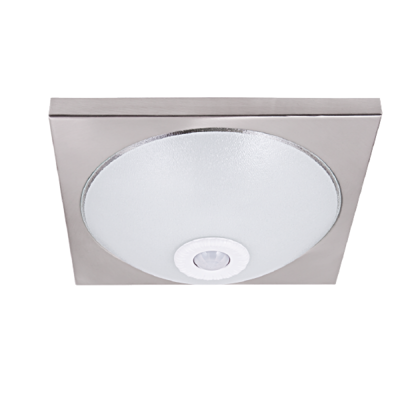 Aplica Elmark SENSOR 8120 2 dulii E27 si senzor de prezenta Crom 300X300mm