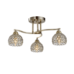 Lustra Elmark LIZA 3XE14 Auriu Antic