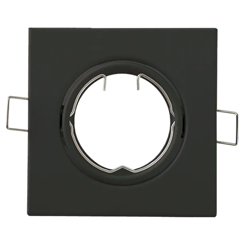 Rama spot, D80, H28, GU10, SA-51S, Negru, Mobil