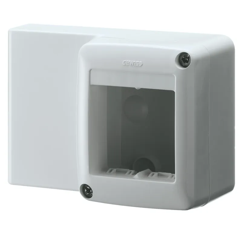 Cutie, Dispozitiv, Autoportant, Pentru, Dispozitivul, De, Sistem, Pentru, Mini-Canal, 2, Circuite, Alb, Ral, 9010, Gewiss, System, GW27609