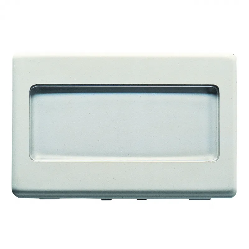 Buton, Cu, Placuta, De, Identificare, Iluminata, Din, Spate, 250V, C.A., No, 10A, 3, Module, Sistem, Alb, Gewiss, System, GW20024