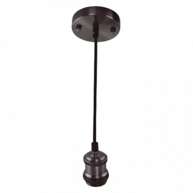 Pendul, Horoz, Tesla, Negru, Perlat, 1M, 1XE27, Max 60W, 021-003-0001