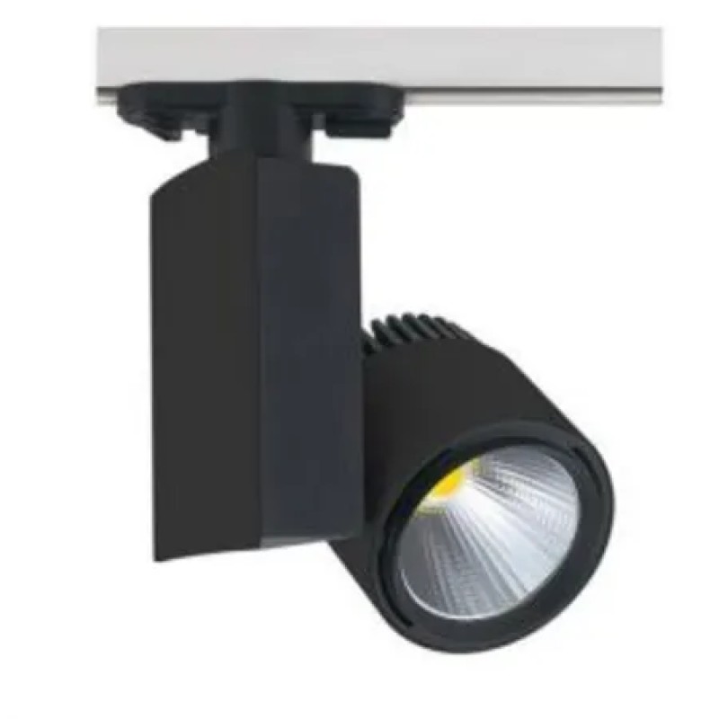 Spot Led Pe Sina, Horoz, Madrid-40, 40W, Negru, 4200K, 100-240V, 018-005-0040