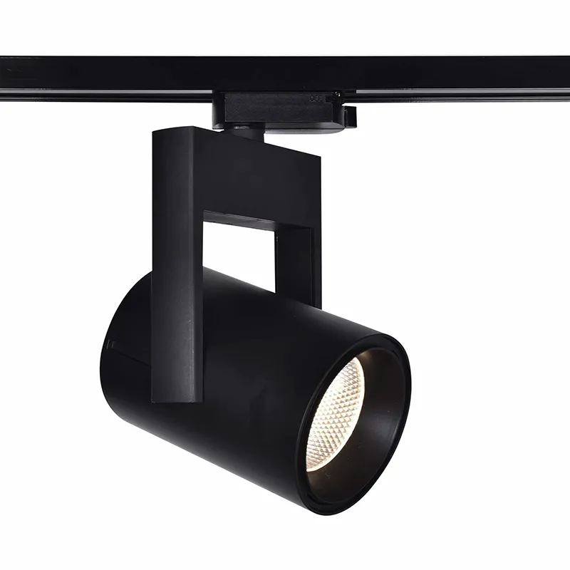 Spot pe sina, Elmark, LED, Ftl25, Cob, 25W, Lumina calda (3000K), 38°, Negru, 4, Linii, 934Ftl25Ww/Bl