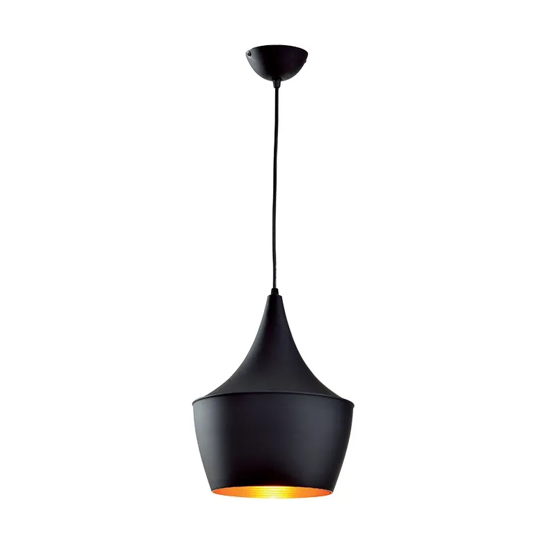 Pendul Elmark TIM-1C 1xE27 D250mm NEGRU/AURIU