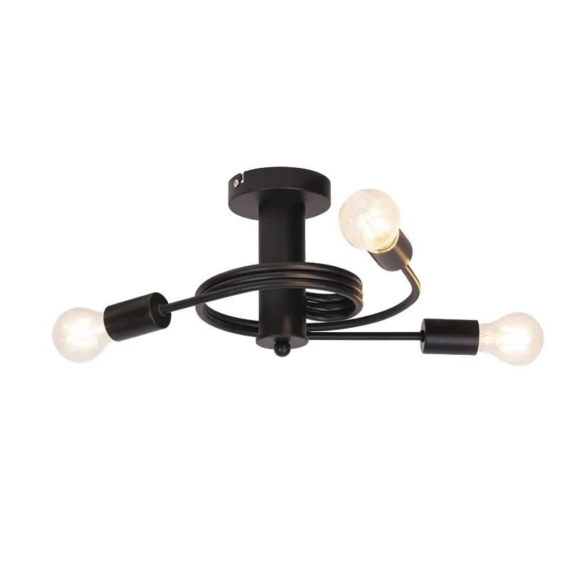 Lustra Elmark TWIST 3xE27 Negru