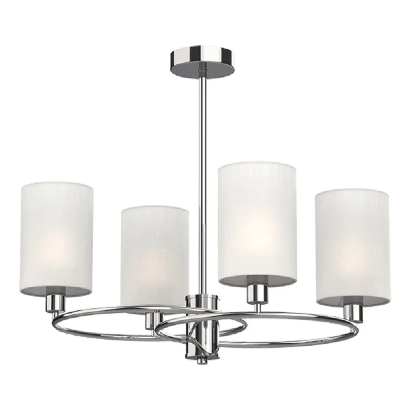 Candelabru, Elmark, Lukas, 4XE14, Alb Crom, 955LUKAS4