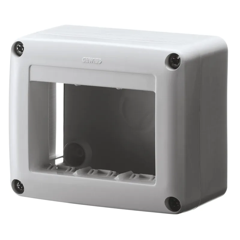 Cutie, Dispozitiv, Autoportant, Pentru, Dispozitivul, De, Sistem, Fusta, Si, Canal, Framne, 3, Circuite, Gama, De, Sisteme, Antracit, Ral7021, Gewiss, System, GW27616