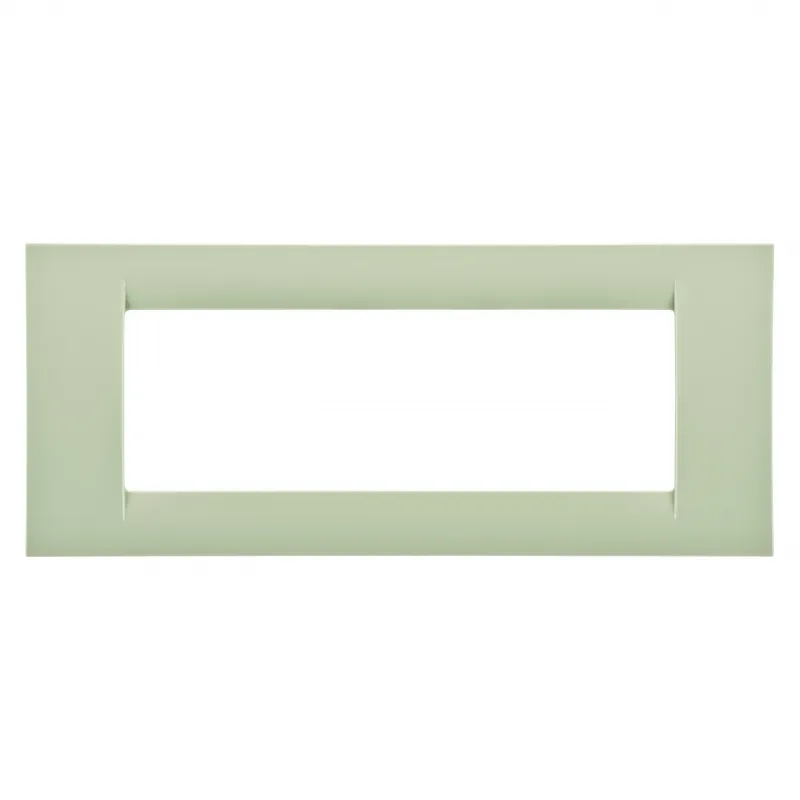 Placa, Virna, In, Finisaj, Lucios, Din, Tehnopolimer, 6 Module, Verde, Venetian, Sistem, Gewiss, System, GW22146