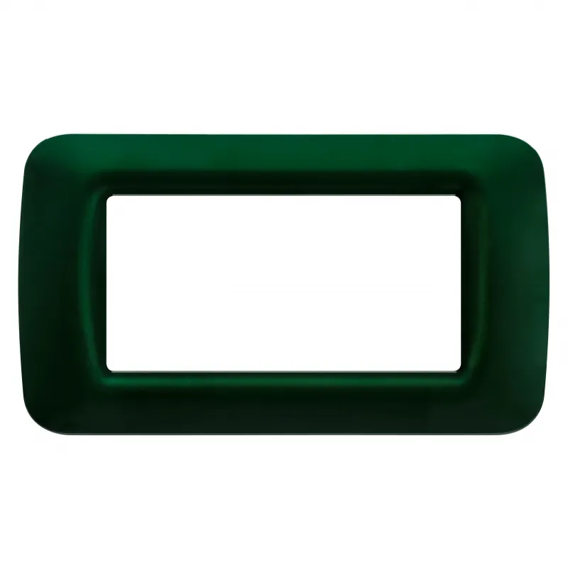Placa, Superioara, A, Sistemului, Finisare, Lucioasa, Din, Tehnopolimer, 4 Module, Racing, Green, Sistem, Gewiss, System, GW22554