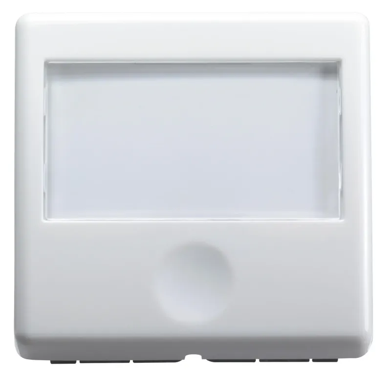 Buton, Cu, Placuta, De, Identificare, Iluminata, Din, Spate, 250V, C.A., No, 10A, 2, Module, Sistem, Alb, Gewiss, System, GW20591