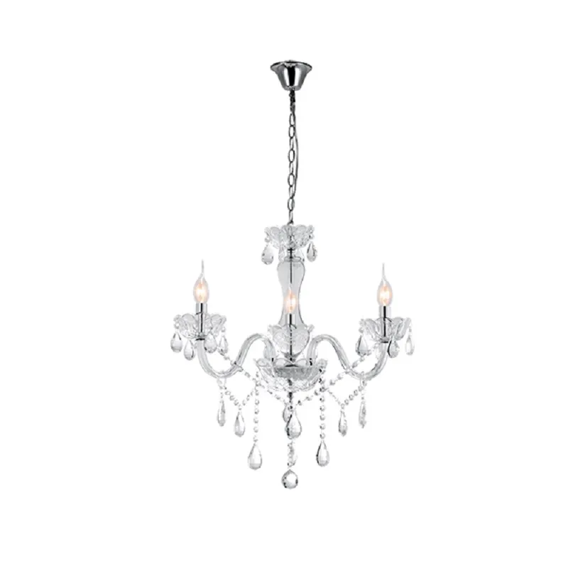 Candelabru, Elmark, Madlen, 3X E14, Transparent, 955Madlen3