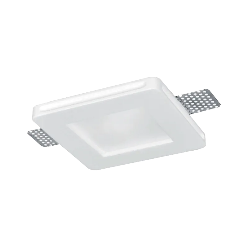 Spot Elmark Patrat GYPSUM DISPERSOR GU10 ALB