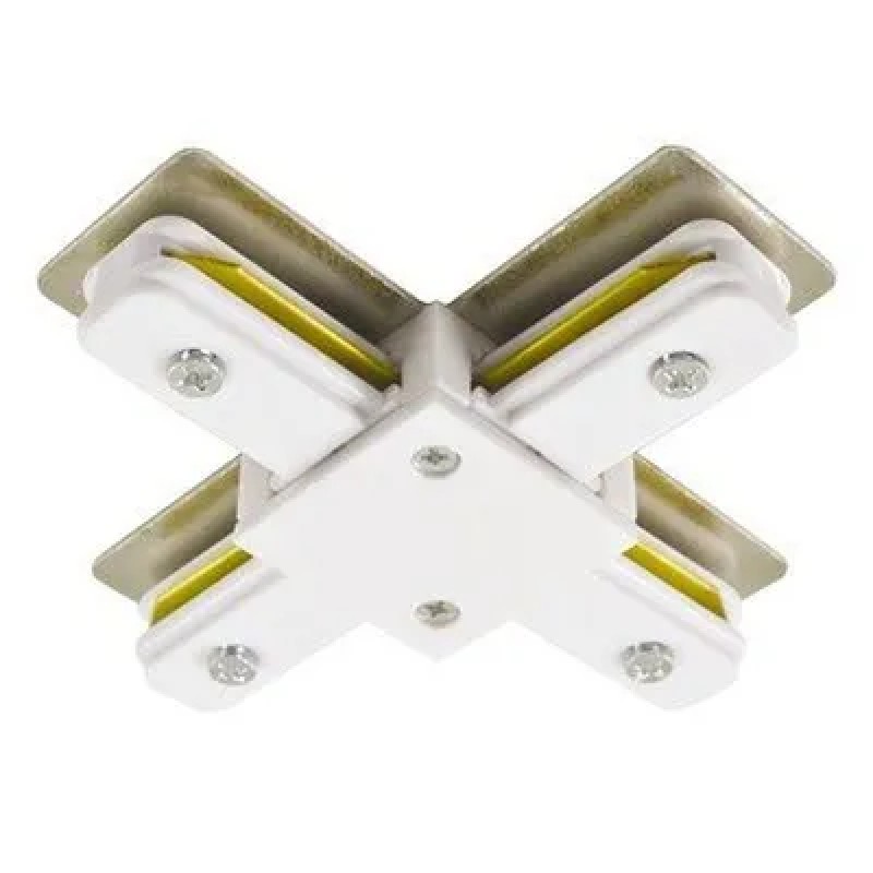 Conector X Sina Aluminiu, Horoz, Alb, 096-001-0003