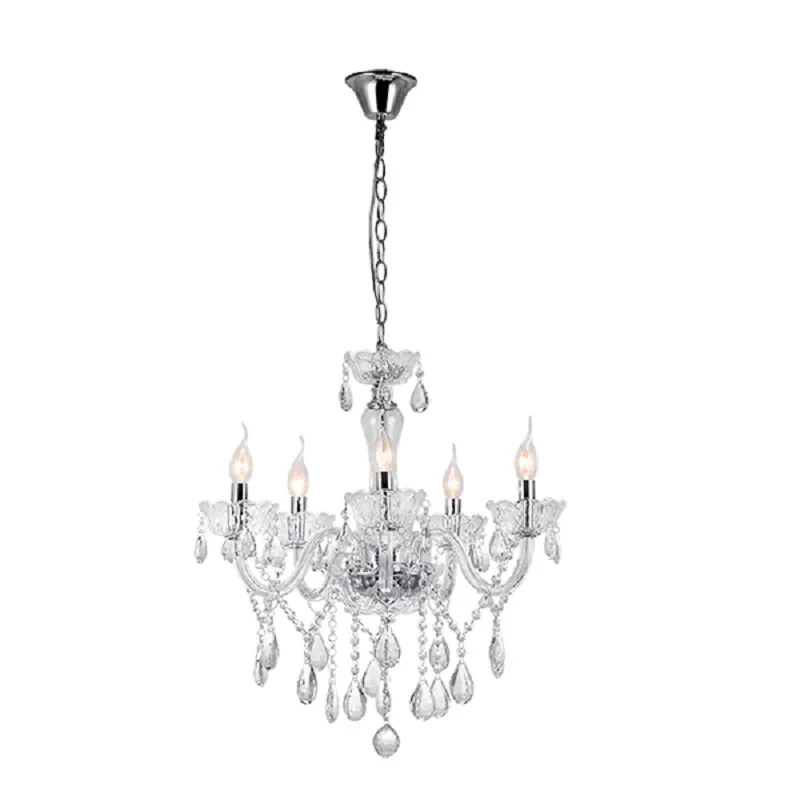 Candelabru, Elmark, Madlen, 5X E14, Transparent, 955Madlen5