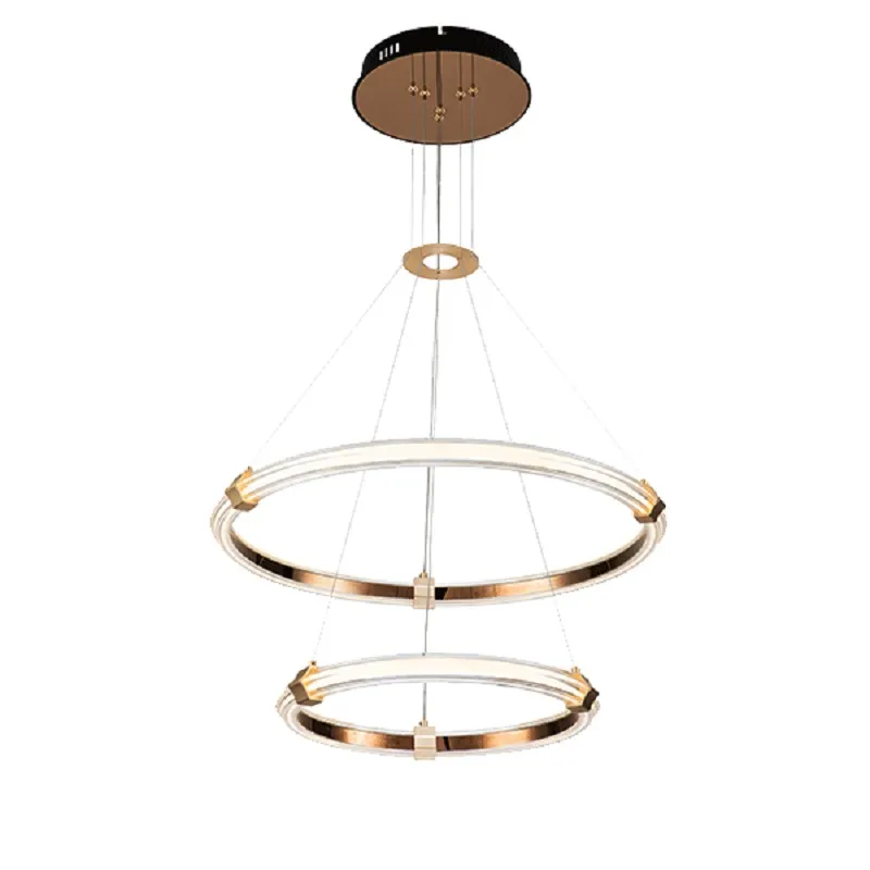 Candelabru, Elmark, Felix, LED, 58W, Negru / auriu, Lumina calda (3000K), D610, 955FELIX3058