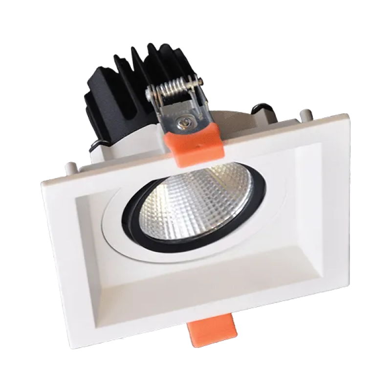 Spot LED, 138x138, H98, Mobil, 15W, 230V, Lumina Calda, (3000K), Alb
