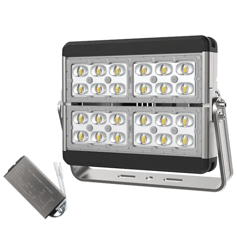 Proiector, LED, EOS, 100W, Negru-Gri, 5700K, + Kit Emergenta, IP67