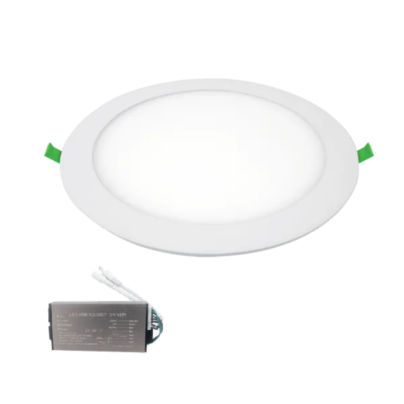 Spot LED, D115, H27, Alb, Slim, Rotund, 7W, 6500K, IP65, + Kit Emergenta