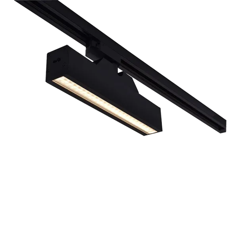 Spot pe sina, Elmark, T30, 2-Linii, 12W, 30°, Cct, Negru