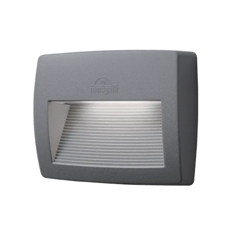 Lampa perete, LED LORENZA 190 8.5W 4000K IP55 GRI, Elmark, 95LORENZA190/GR