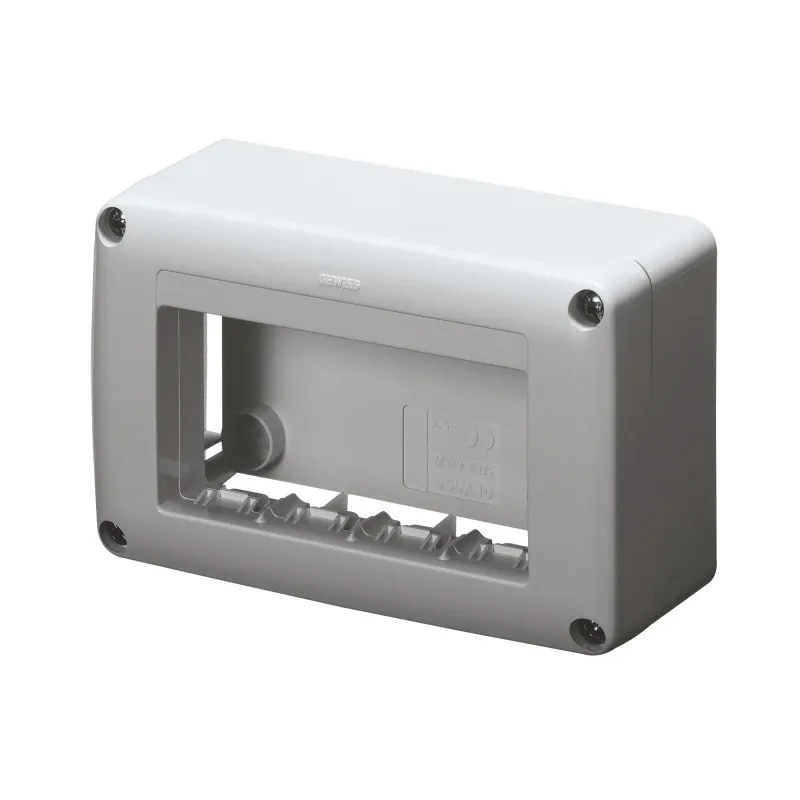 Cutie, Dispozitiv, Autoportant, Pentru, Dispozitivul, De, Sistem, Fusta, Si, Canal, Framne, 4, Circuite, Gama, De, Sisteme, Antracit, Ral7021, Gewiss, System, GW27622