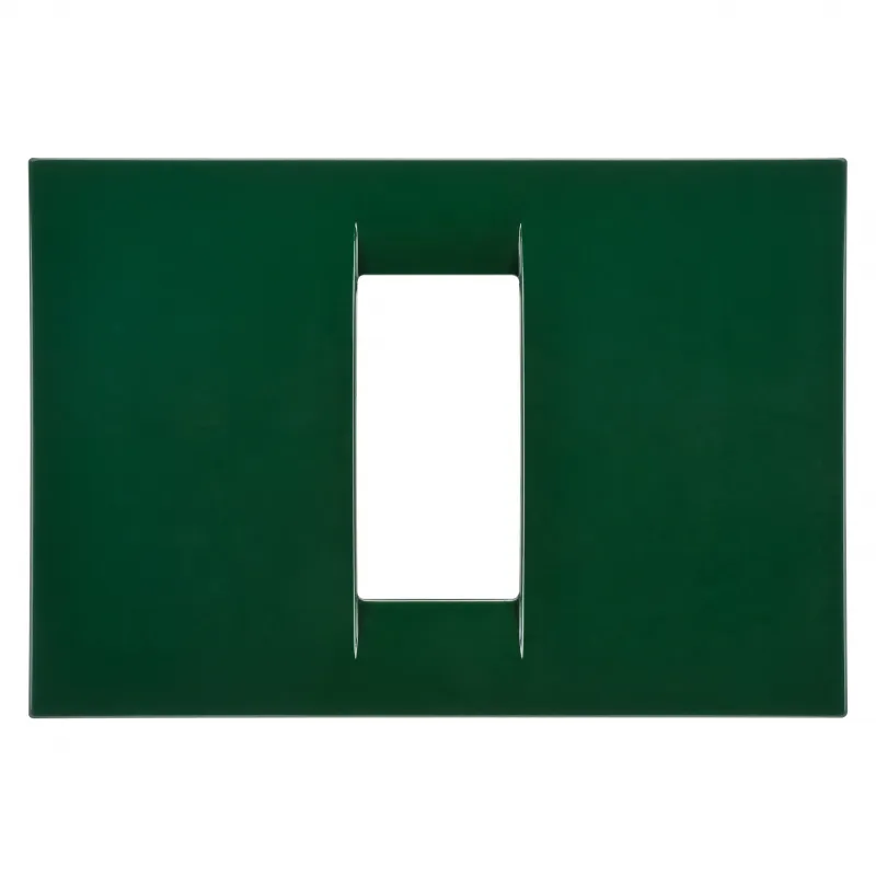 Placa, Virna, In, Finisaj, Lucios, Din, Tehnopolimer, 1 Modul, Racing, Green, Sistem, Gewiss, System, GW22151