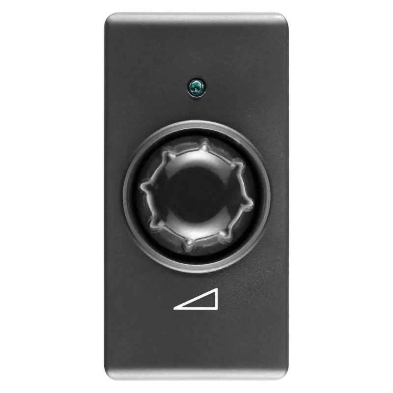 Regulator, Electronic., Rotativ, Pentru, Sarcini, Rezistive, Rotativ, 1, Modul, Sistem, Negru, Gewiss, System, GW21802