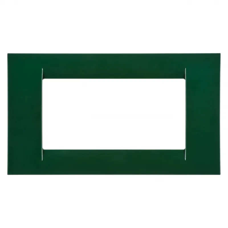 Placa, Virna, In, Finisaj, Lucios, Din, Tehnopolimer, 4 Module, Racing, Green, Sistem, Gewiss, System, GW22154