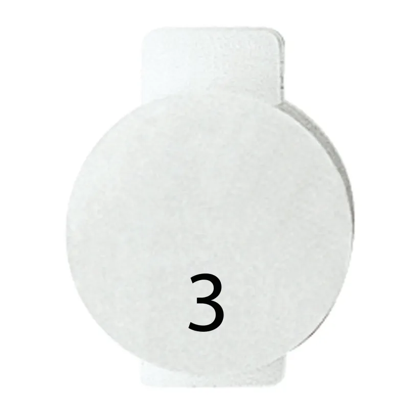 Lentila, Cu, Simbol, Iluminat, Pentru, Dispozitivele, De, Comanda, Trei, Simbol, 3, Sistem, Alb, Gewiss, System, GW20563