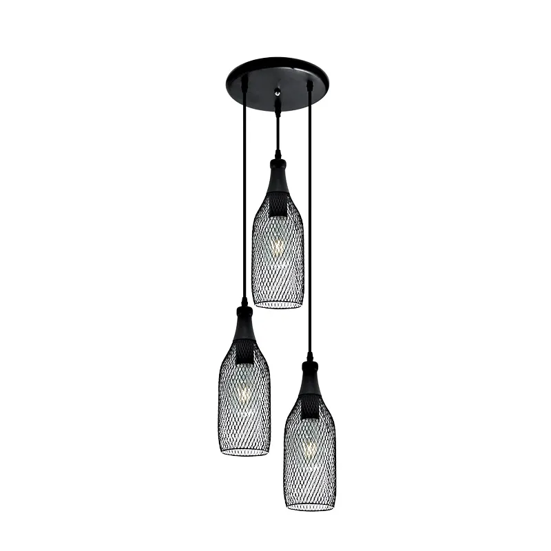 Lustra, Elmark, Ken, 3X E27, Negru, 955Ken3