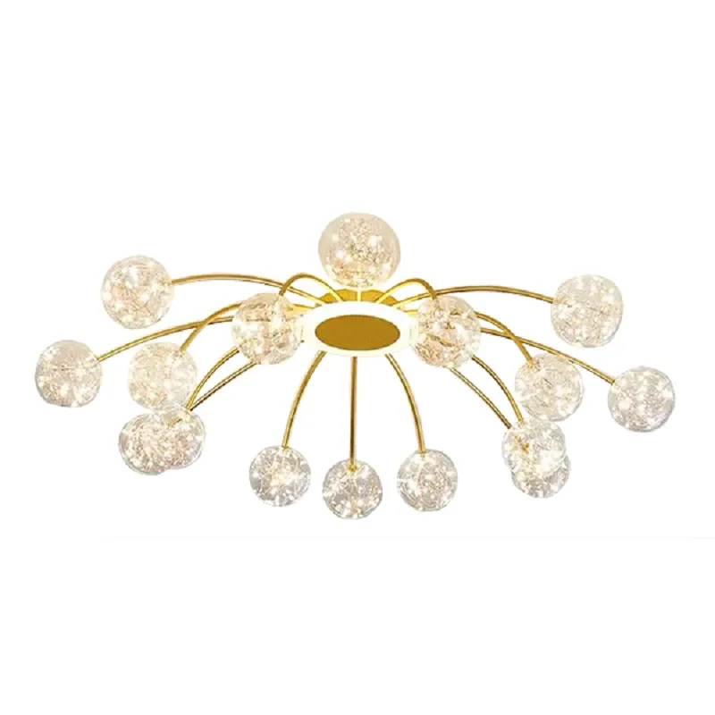 Candelabru, Elmark, Colin, LED 65W, Auriu, Lumina Calda ( 2700K ), 16XG9, 955COLIN16