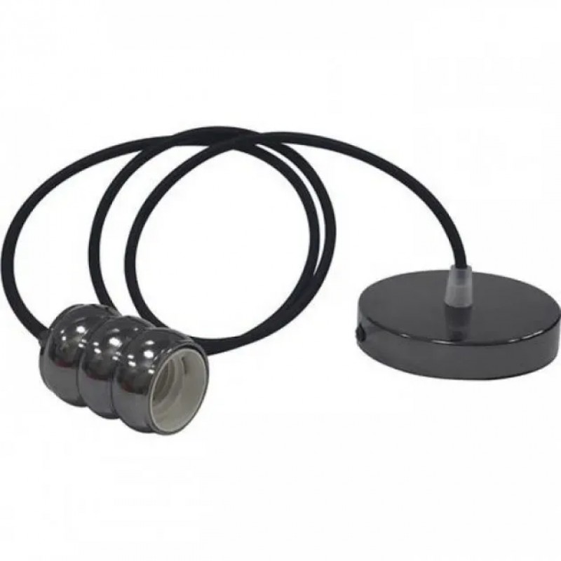 Pendul, Horoz, Gauss, Negru, Perlat, 1M, 1XE27, Max 60W, 021-009-0001
