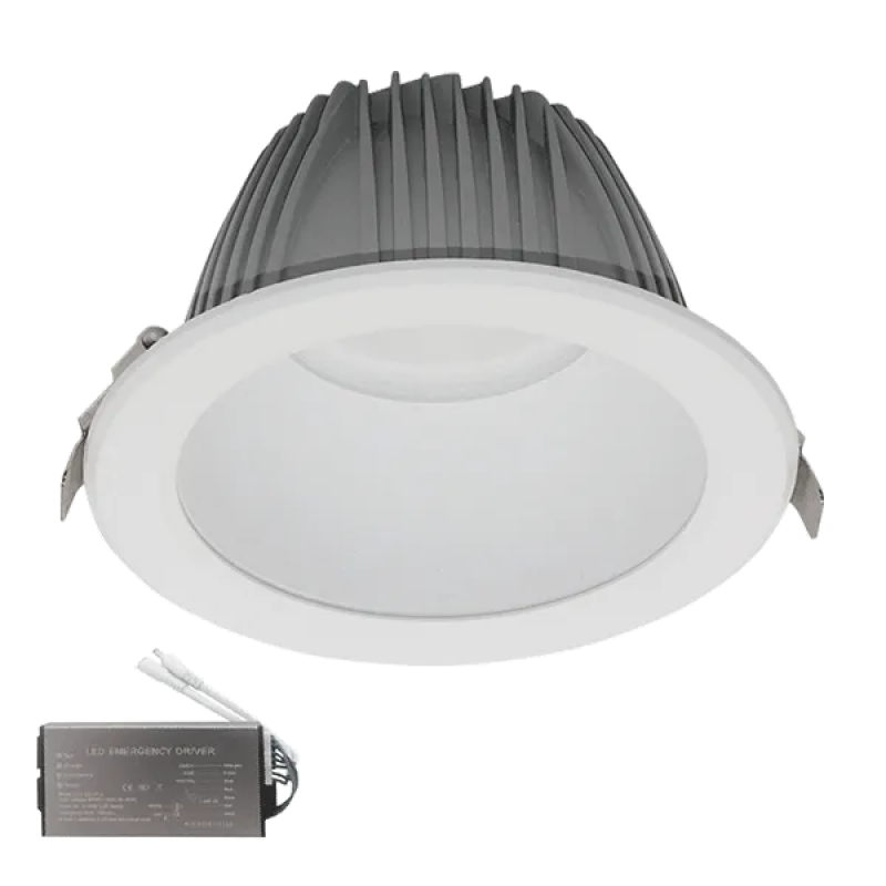 Spot LED, EL-6228, Incastrat, 13W, 3000K, Alb, + Kit Emergenta