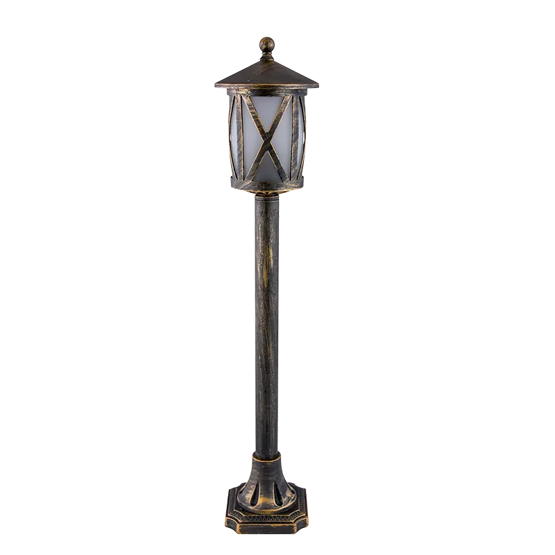Lampadar Gradina, ERIK STAND 1XE27 ALAMA ANTICHIZATA H775mm, Elmark, 96105F/AB