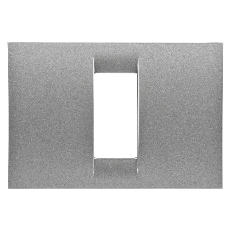 Placa, Virna, In, Finisaj, Lucios, Din, Tehnopolimer, 1 Modul, Titan, Metalic, Sistem, Gewiss, System, GW22281