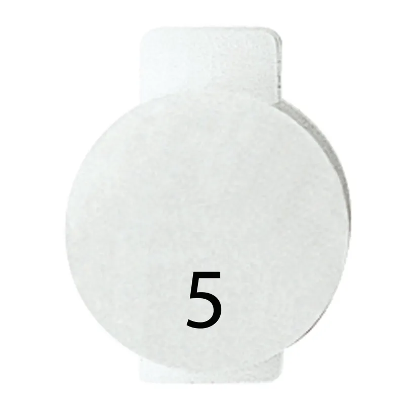 Lentila, Cu, Simbol, Iluminat, Pentru, Dispozitivele, De, Comanda, Cinci, Simbol, 5, Sistem, Alb, Gewiss, System, GW20565