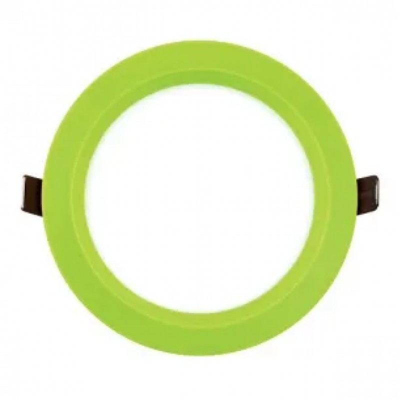 Spot, Ultralux, LED, 6W, Rotund, Smd2835, Rama, Verde, Lumina, Calda, Lpabs627G