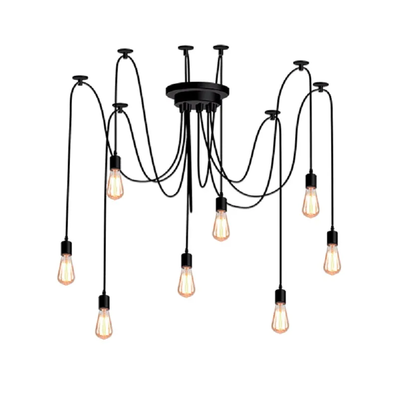 Lustra Elmark BLOOM 8XE27 Negru