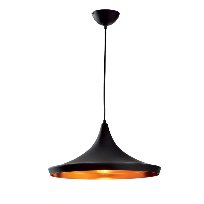 Pendul Elmark TIM-1B 1xE27 D350mm NEGRU/AURIU