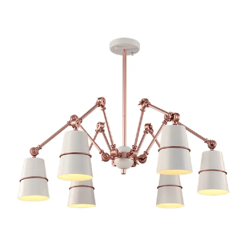 Lustra, Elmark, Spider, 6X E27, Alb, 955Spider6/Wh