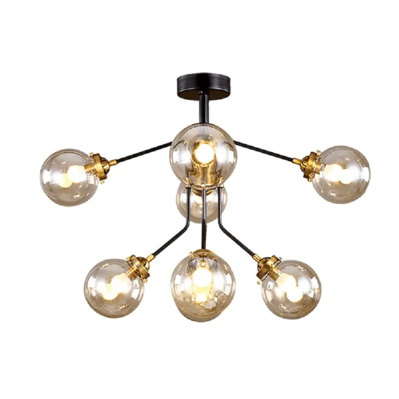 Lustra, Elmark, Bubbles, 8X E14, Chihlimbar