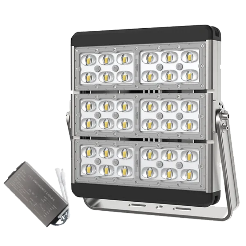 Proiector, LED, EOS, 150W, Negru-Gri, 5700K, + Kit Emergenta, IP67