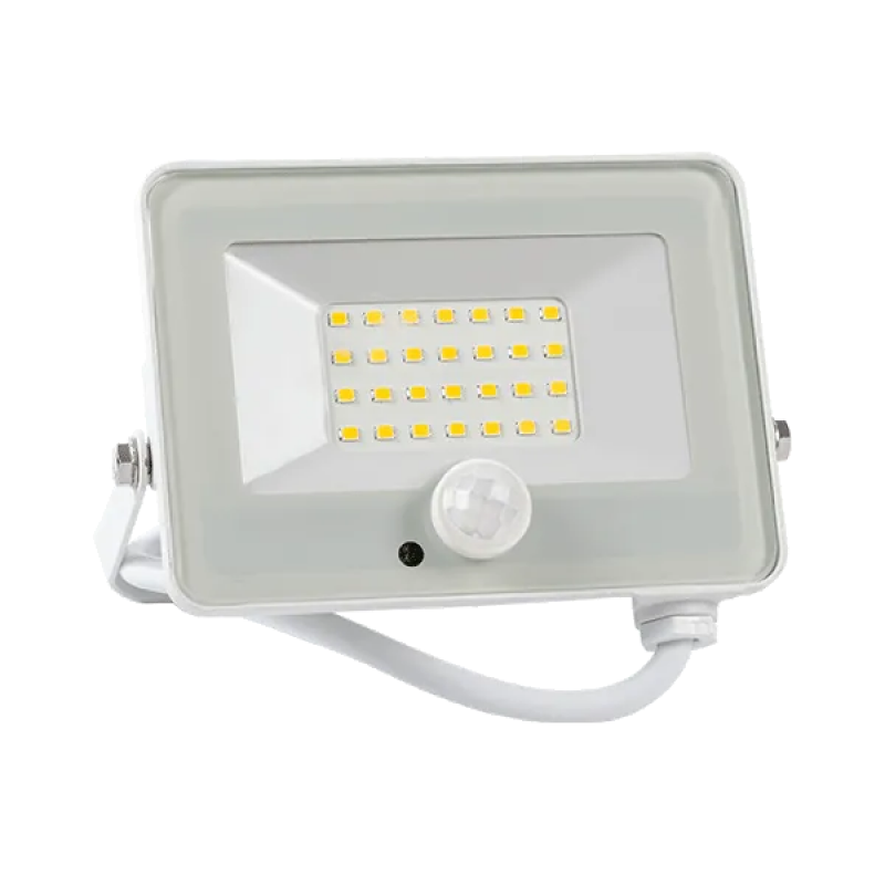Proiector, LED, VEGA20, Slim, SMD, Cu Senzor, 20W, 3000K, Alb, IP65