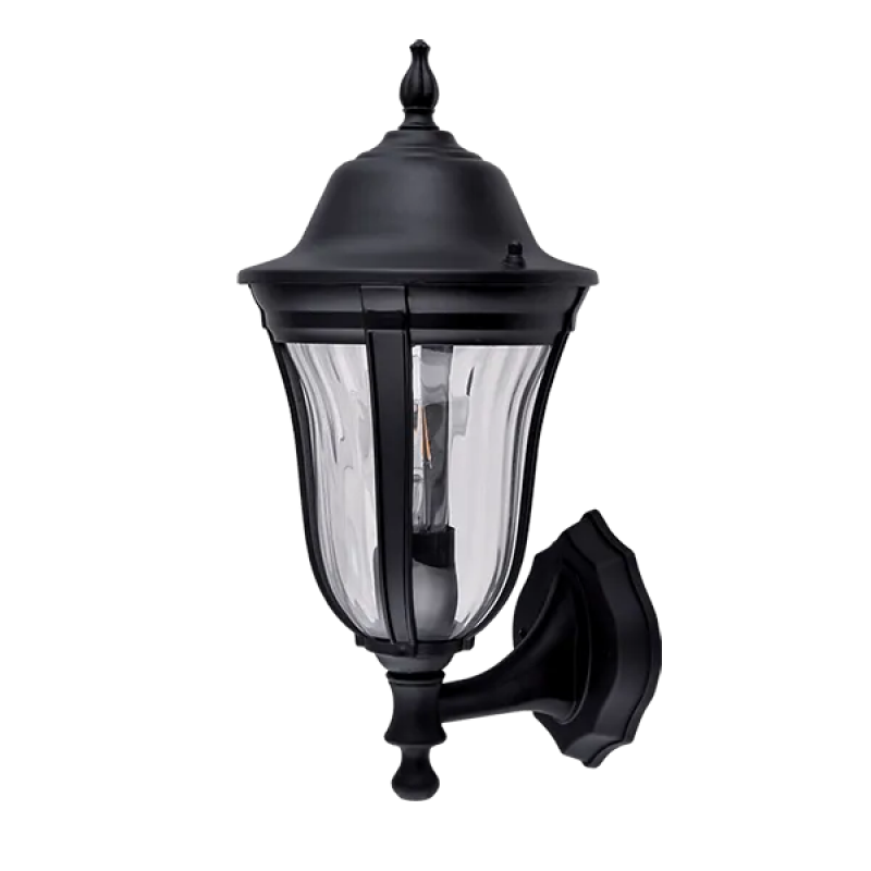 Lampadar Gradina, MARK UPWARD 1XE27 NEGRU, Elmark, 96201WU/BK
