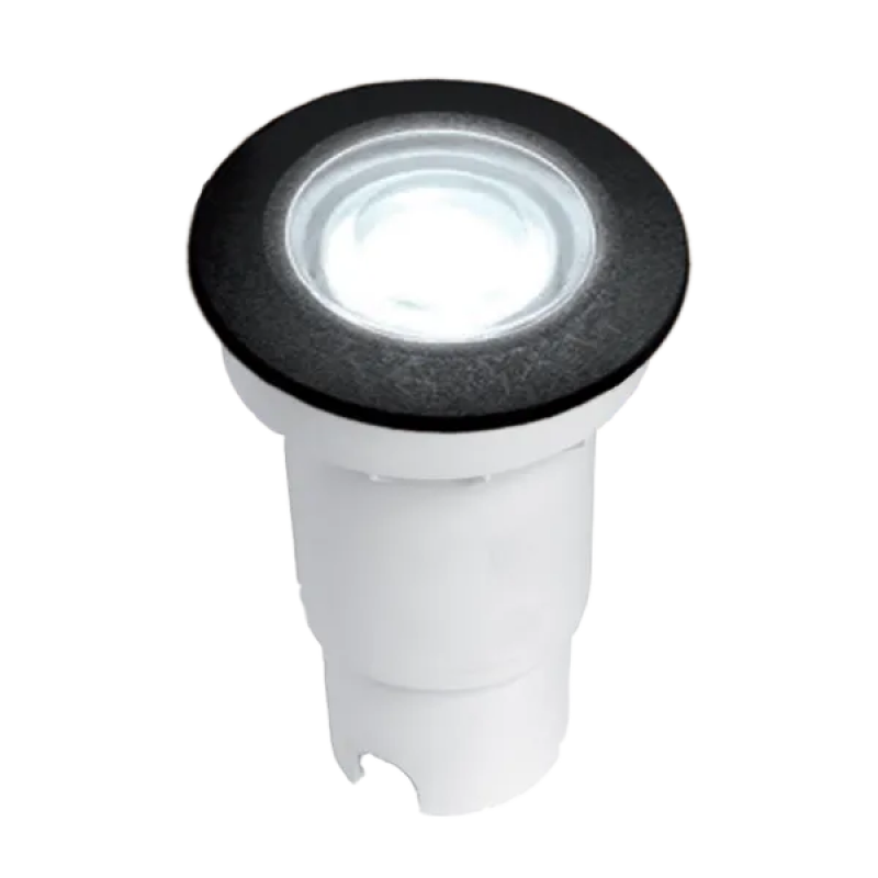 Spot Pardoseala, LED ALDO 1.7W 4000K IP67 NEGRU, Elmark, 96ALDO/BL
