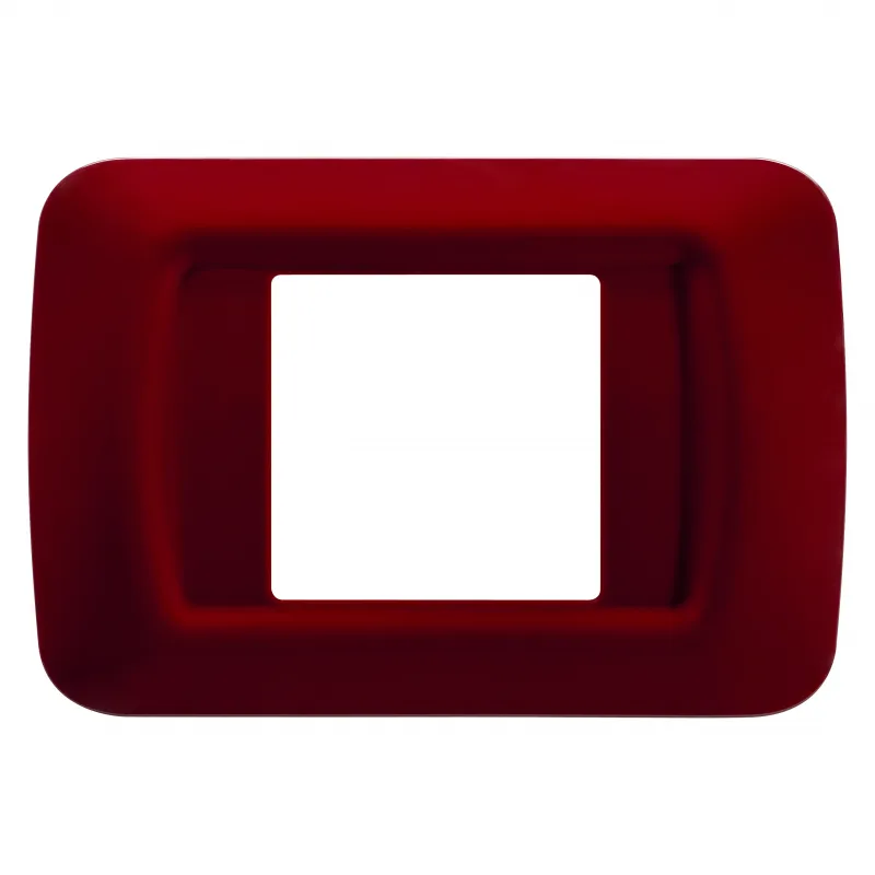 Placa, Superioara, Sistem, In, Finisaj, Lucios, Din, Tehnopolimer, 2 Module, Classic, Burgundy, Sistem, Gewiss, System, GW22532