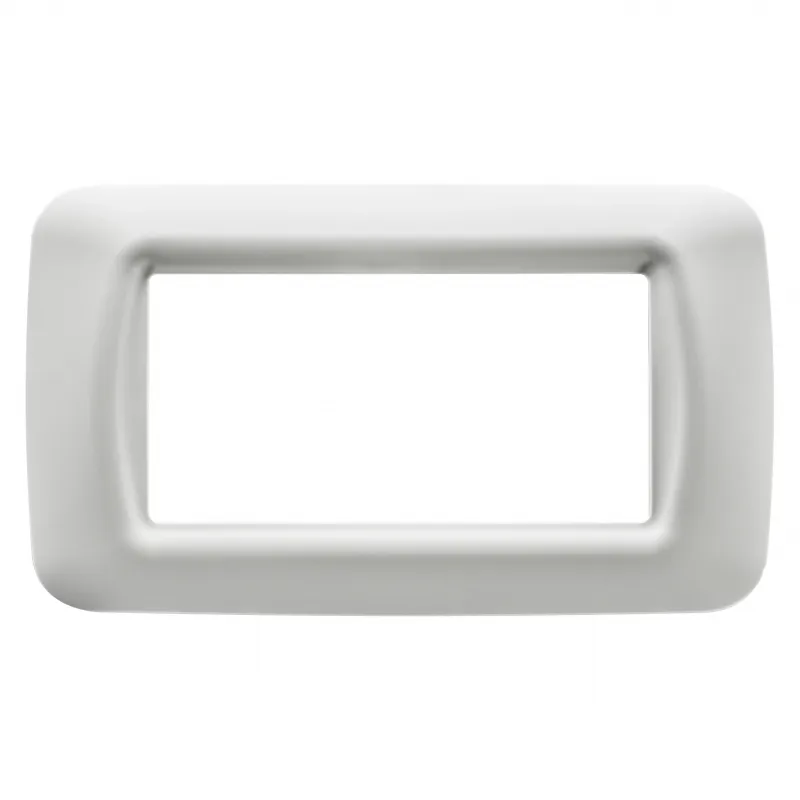 Placa, Superioara, Sistem, Finisare, Lucioasa, Din, Tehnopolimer, 4 Module, Nori, Albi, Sistem, Gewiss, System, GW22504