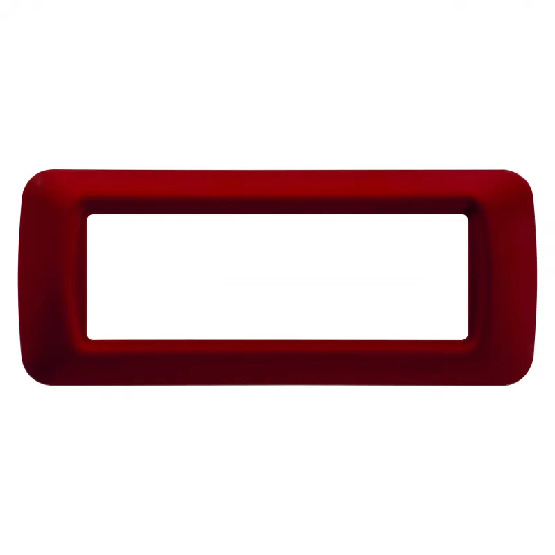Placa, Superioara, Sistem, In, Finisaj, Lucios, Din, Tehnopolimer, 6 Module, Classic, Burgundy, Sistem, Gewiss, System, GW22536